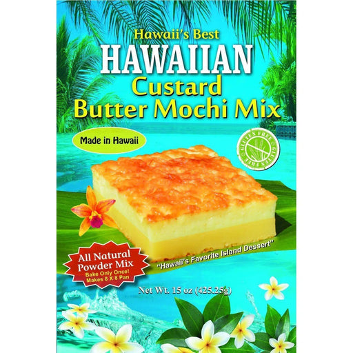 Hawaii’s Best - Custard Butter Mochi Mix 15oz - Food - Leilanis Attic