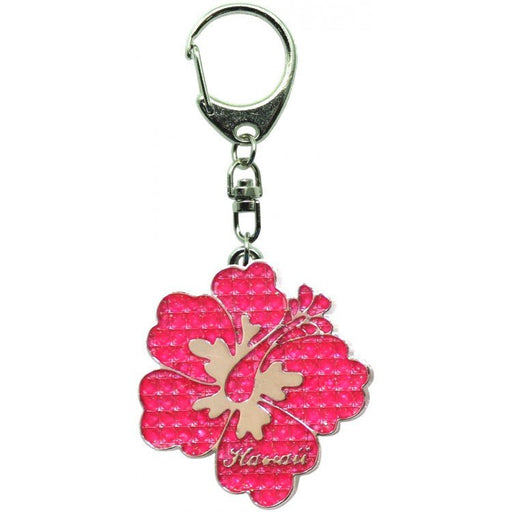 Hibsicus Rhinestone Keychain - Keychain - Leilanis Attic