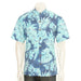 Hilo Hattie "Laulima" Aloha Shirt Navy/Baby Blue - Aloha Shirt - Mens - Leilanis Attic