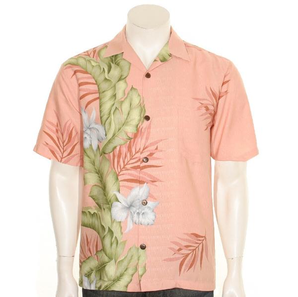 Hilo Hattie Men's Orchid Panel Aloha Shirt - Aloha Shirt - Mens - Leilanis Attic