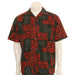 Hilo Hattie Mens “Petro” Aloha Shirt (Black/Red) - Aloha Shirt - Mens - Leilanis Attic