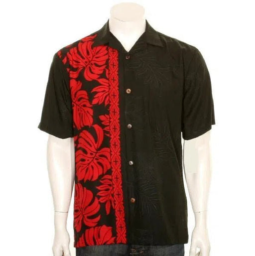 Hilo Hattie Mens “Prince Kuhio” Aloha Shirt (Black/Red) - Aloha Shirt - Mens - Leilanis Attic