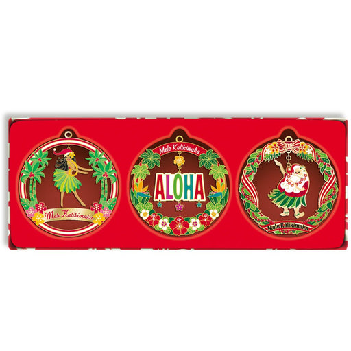 Holiday Hula, Die Cut Ornament 3 - pk - Ornament - Leilanis Attic