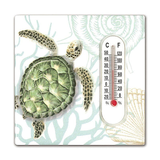 Honu Voyage - Ceramic Thermometer Magnet - Refrigerator Magnets - Leilanis Attic