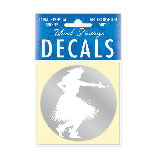 Hula Kahiko White Decal Sticker - sticker - Leilanis Attic