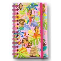 "Island Hula Honeys Too" Small Notebook with Elastic Band Notebook - Stationery - Leilanis Attic