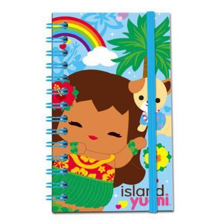 "Island Yumi - Aloha” Small Notebook with Elastic Band 50 Sheets - Stationery - Leilanis Attic