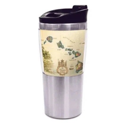 "Islands of Hawaii" 16oz Stainless Steel Tumbler - Tumbler - Leilanis Attic