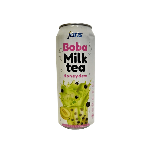 Jans Boba Milk Tea Honeydew 16.9oz - Food - Leilanis Attic