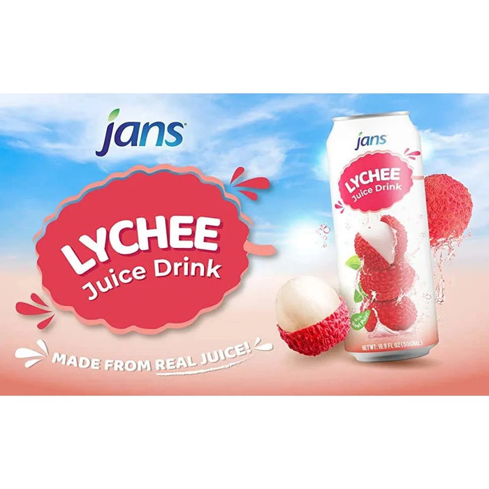 Jans Lychee Juice Drink 16.9oz - Food - Leilanis Attic