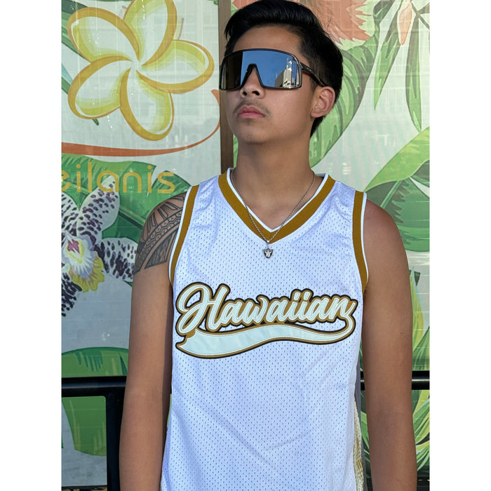 KUA BRAND- Hawaiian Script Basketball Jersey-Baseball Jersey-Leilanis Attic