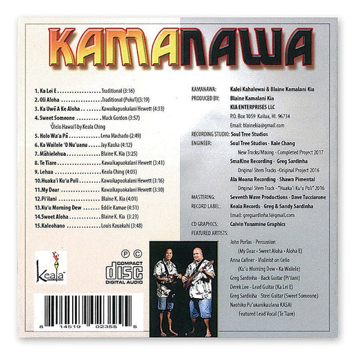 Kamanawa - Huaka'i Ku'u Poli - CD - Leilanis Attic