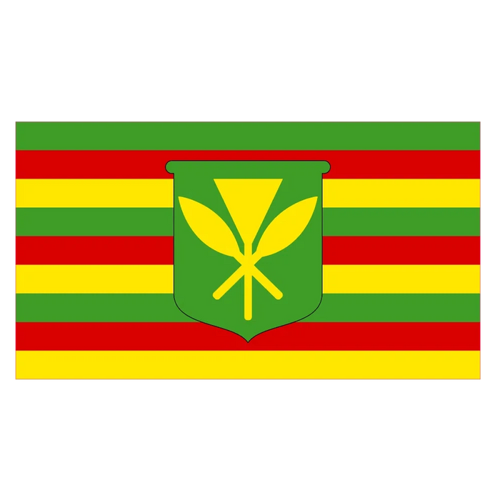 Kanaka Flag Sticker - sticker - Leilanis Attic