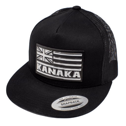Kanaka Silver Metallic Snapback - Hat - Leilanis Attic