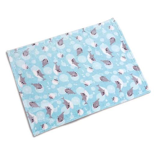 Keiki Kreations “Shark Bites!” Baby Blanket - Blanket - Leilanis Attic