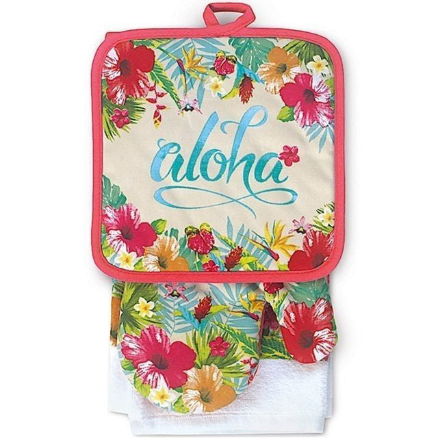 Kitchen Set Aloha floral - Household Goods - Leilanis Attic