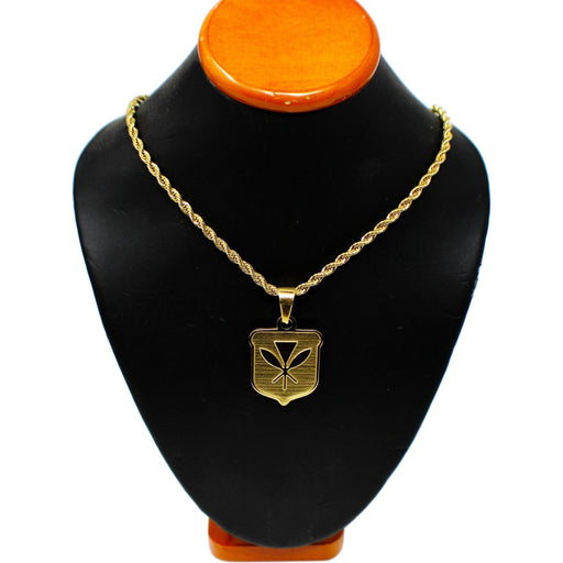 Kua Kahili 24 Karat Plated Gold Chain Necklace - Necklace - Leilanis Attic