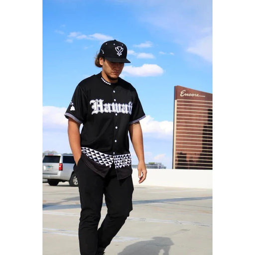 Kua Kanaka Maoli Black Baseball Jersey - Baseball Jersey - Leilanis Attic