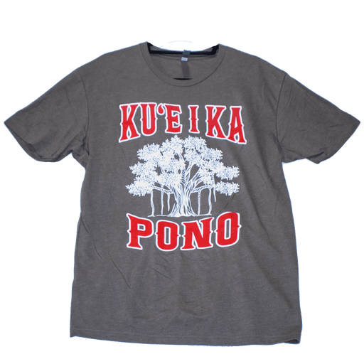 Ku'e I Ka Pono, Lahaina Banyan Tree T - Shirt - T - Shirt - Mens - Leilanis Attic