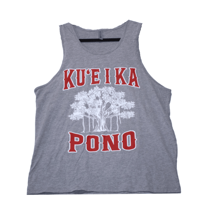 Ku'e I Ka Pono, Lahaina Banyan Tree Tanks - T - Shirt - Mens - Leilanis Attic