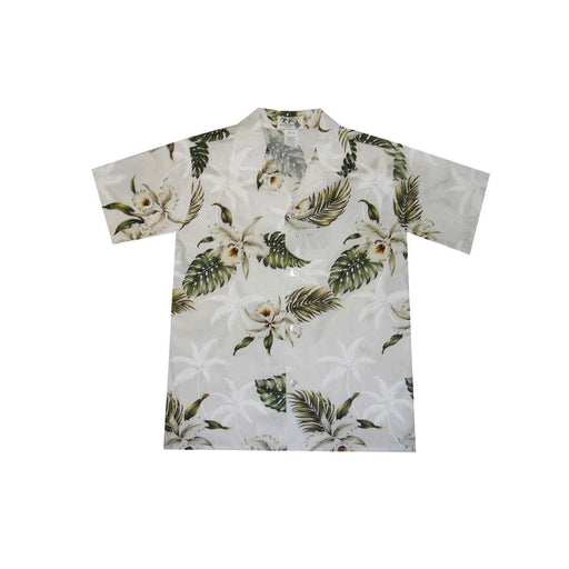 Ky's Boys Hawaiian Shirt, Classic Orchid - Aloha Shirt - Boys - Leilanis Attic