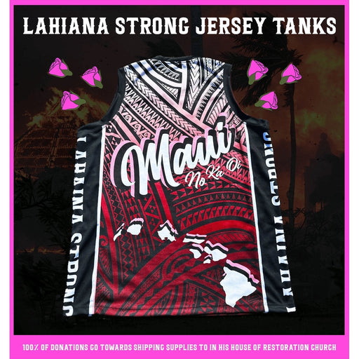 Lahaina Strong Donation Jersey Tank Tops - Donation - Leilanis Attic