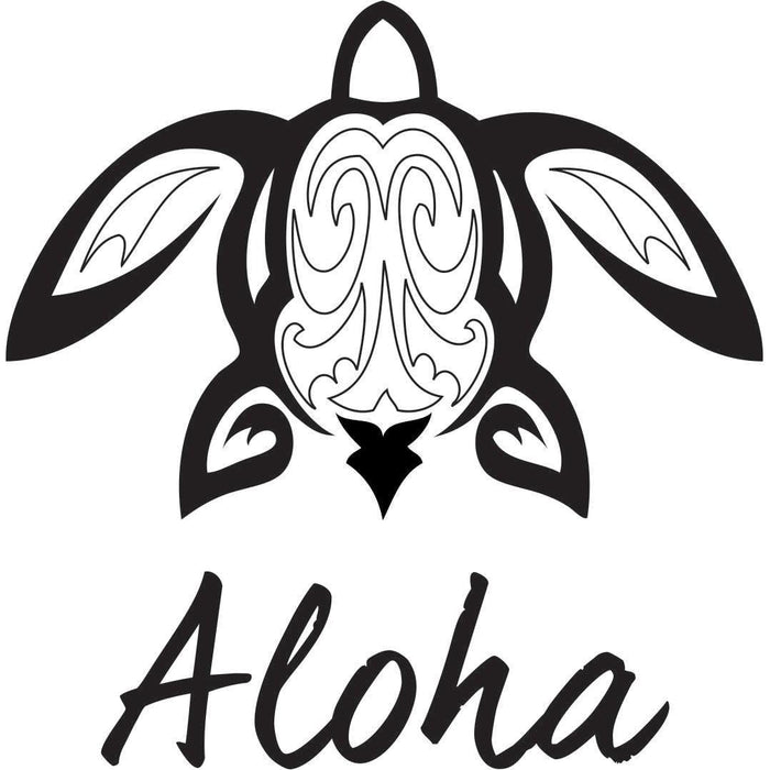 Laser Engraved Aloha Honu Flask - Flask - Leilanis Attic