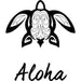 Laser Engraved Aloha Honu Flask - Flask - Leilanis Attic