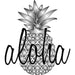 Laser Engraved Aloha Pineapple Flask - Flask - Leilanis Attic