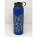 Laser Engraved Aloha Plumeria Flask - Flask - Leilanis Attic