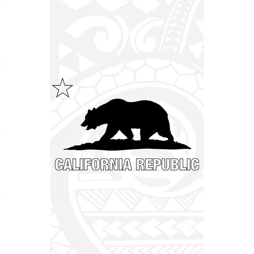 Laser Engraved California Republic Flask - Flask - Leilanis Attic