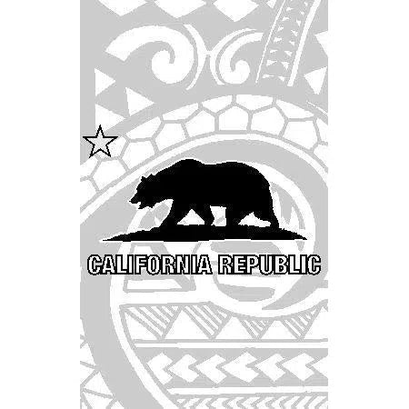 Laser Engraved California State Flag Flask - Flask - Leilanis Attic