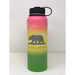 Laser Engraved California State Flag Flask - Flask - Leilanis Attic