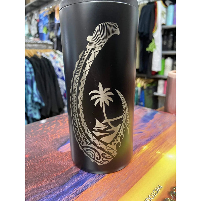 Laser Engraved Guam Hook Flask - Flask - Leilanis Attic