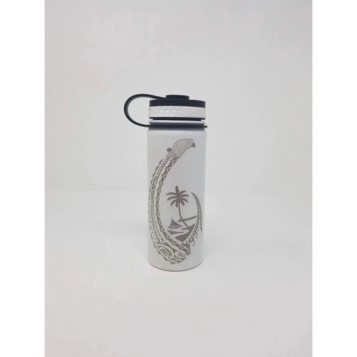 Laser Engraved Guam Hook Flask - Flask - Leilanis Attic