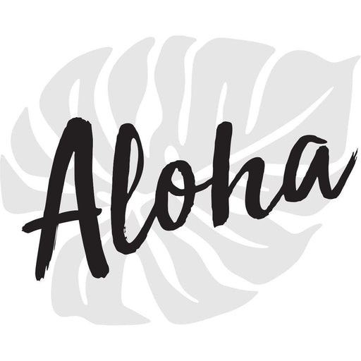 Laser Engraved Monstera Aloha Seal Flask - Flask - Leilanis Attic