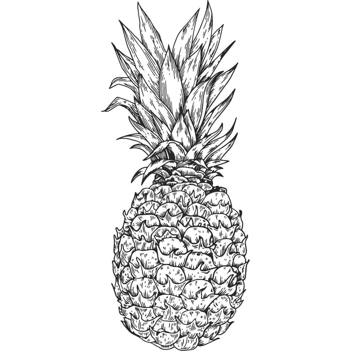 Laser Engraved Pineapple 2 Flask - Flask - Leilanis Attic