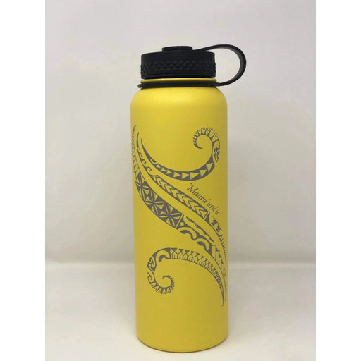 Laser Engraved Tahitian Swirl Flask - Flask - Leilanis Attic