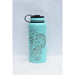 Laser Engraved Tahitian Tiare Flask - Flask - Leilanis Attic