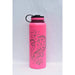 Laser Engraved Tahitian Tiare Flask - Flask - Leilanis Attic