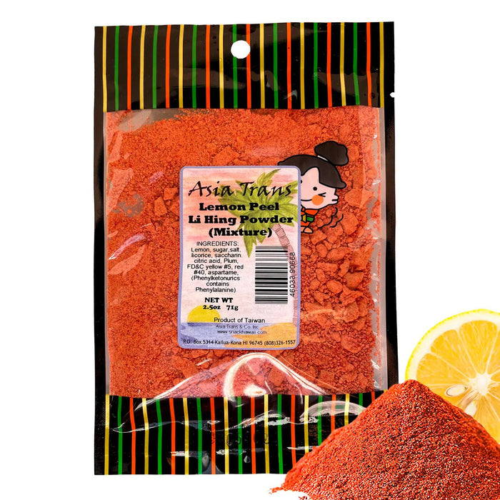 Lemon Peel Li Hing Mui Powder (Mixture) 2.5oz - Food - Leilanis Attic