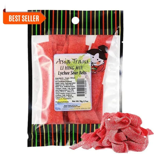 Li Hing Mui Lychee Sour Belt Pack - Candy - Leilanis Attic