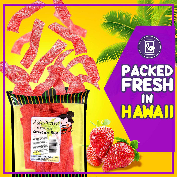 Li Hing Mui Strawberry Belt Pack - Candy - Leilanis Attic