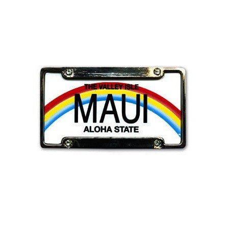 License Plate - Maui Handpainted Polyresin Magnet - Magnet - Leilanis Attic