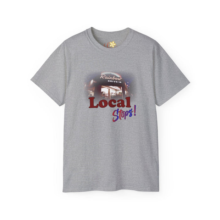 Local Stops Rainbow Drive In Unisex T-Shirt - T-Shirt - Mens - Leilanis Attic