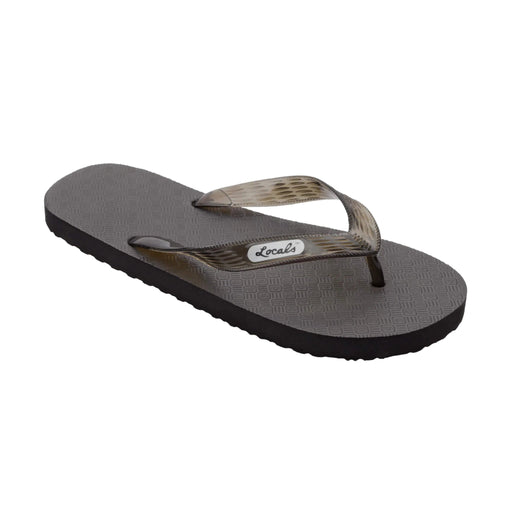 Locals - Original Men's Translucent Black Strap Slippah - Slippers - Leilanis Attic