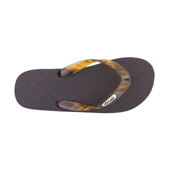 Locals - Original Men's Translucent Brown Strap Slippah - Slippers - Leilanis Attic