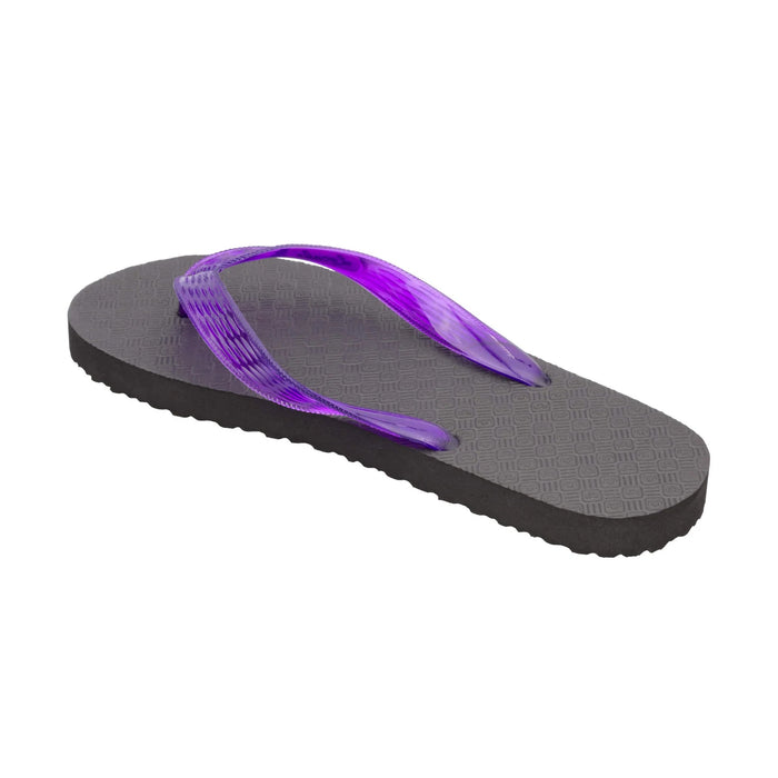 Locals - Original Women's Translucent Purple Strap Slippah - Slippers - Leilanis Attic