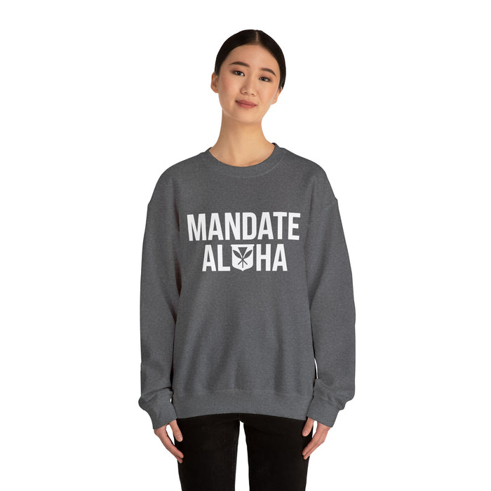 Mandate Aloha Crewneck SweatShirt - Unisex - Sweatshirt - Leilanis Attic