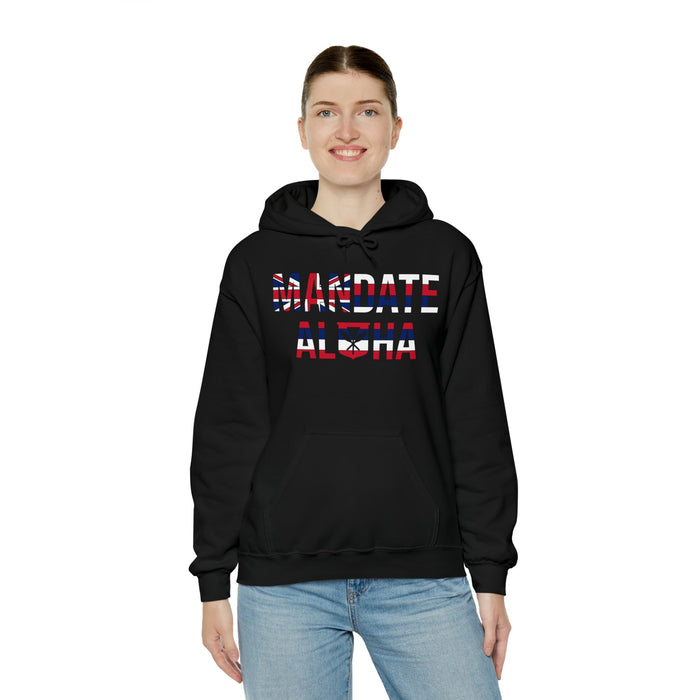 Mandate Aloha Flag Hoodie - Unisex - Hoodie - Leilanis Attic